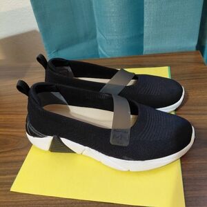 Mark Nason Black Slip-On Sneakers